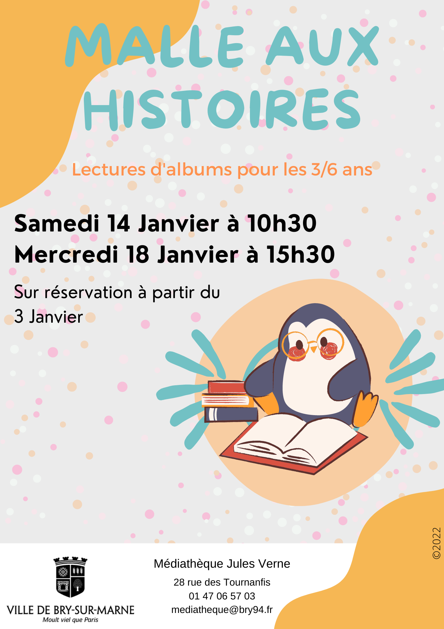 La Malle aux histoires (3-6 ans) : lectures d’histoires